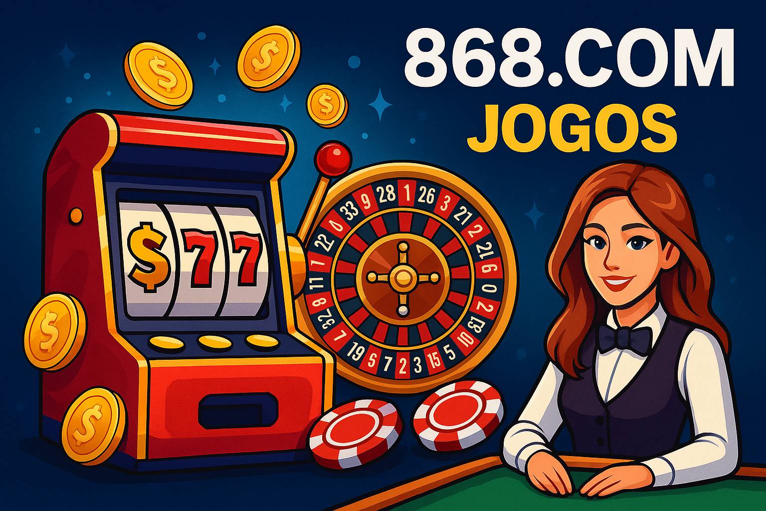 Jogos de cassino online inovadores e emocionantes na 868