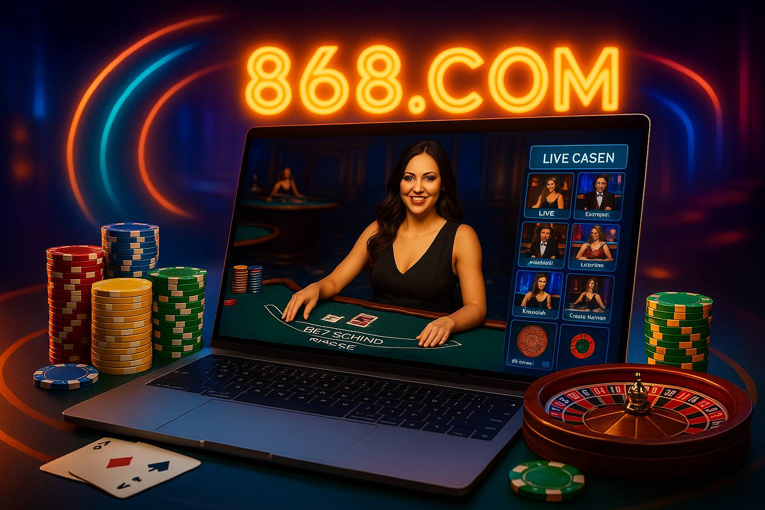 O 868 Live Casino lança promoções regularmente